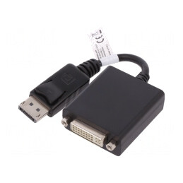 Adaptor DisplayPort la DVI-I 150mm Negru | Electronic-mag.ro | Componente Electronice