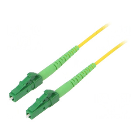 Patch cord fibră optică OS2 LC/APC 20m LSZH | Electronic-mag.ro | Componente Electronice