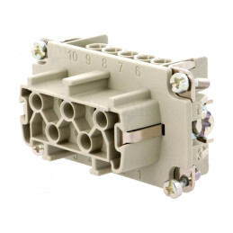 Conector HDC inserturi de contact mamă 10 pini 10 PE | Electronic-mag.ro | Componente Electronice