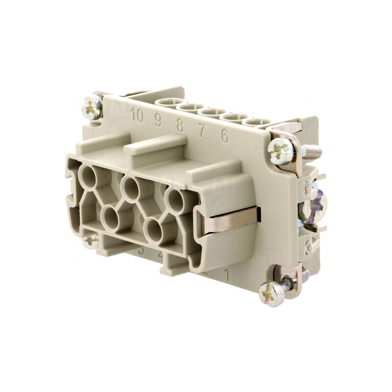 Conector HDC inserturi de contact mamă 10 pini 10 PE | Electronic-mag.ro | Componente Electronice