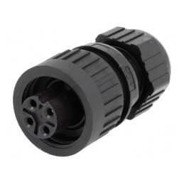 Conector Circular Mamă IP67 4 PIN PE Cablu | Electronic-mag.ro | Componente Electronice