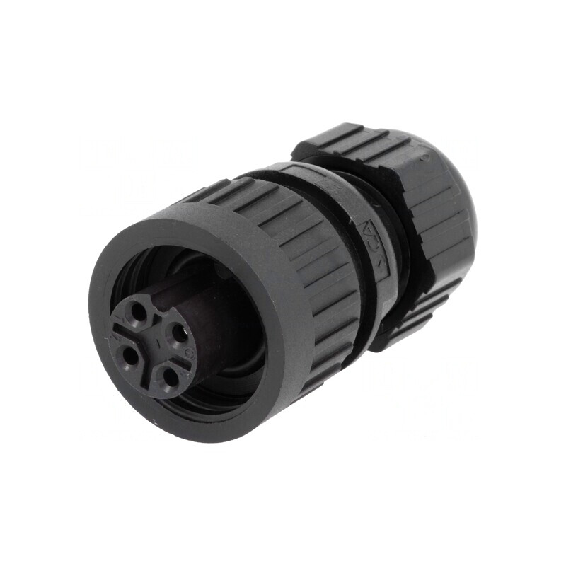 Conector Circular Mamă IP67 4 PIN PE Cablu | Electronic-mag.ro | Componente Electronice