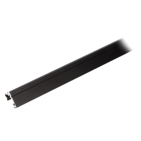 Profil aluminiu negru 1m pentru module LED 45° | Electronic-mag.ro | Componente Electronice