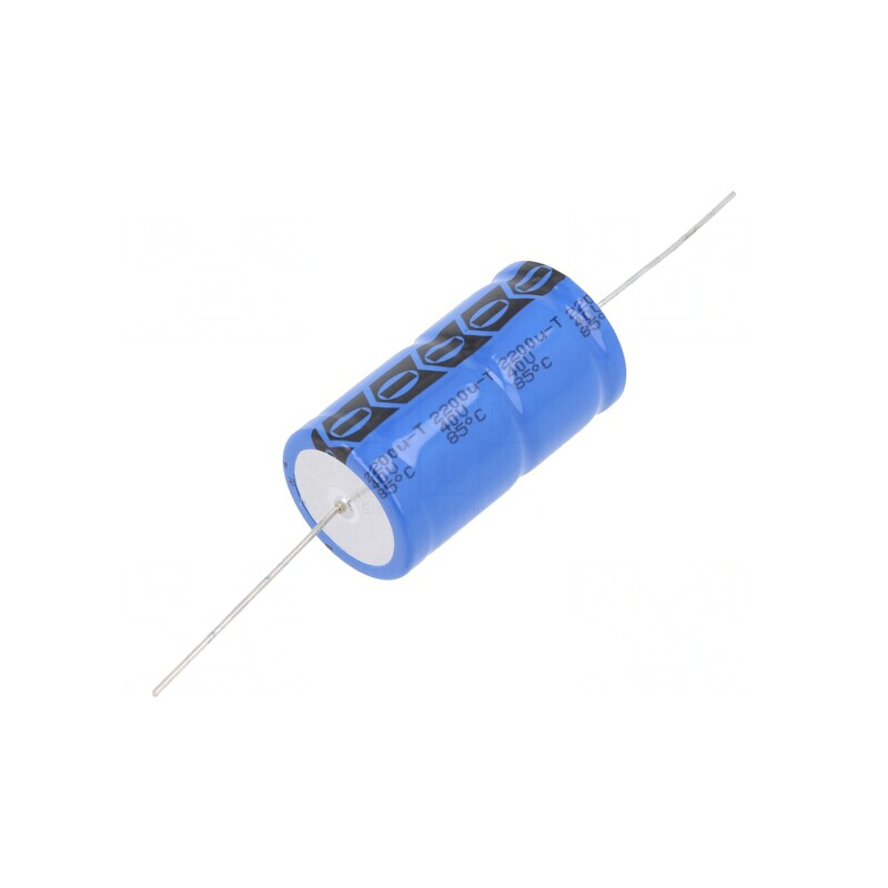 Condensator electrolitic THT 2,2mF 40VDC Ø21x38mm ±20% | Electronic-mag.ro | Componente Electronice