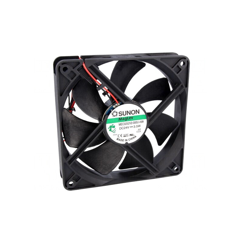 Ventilator Axial 24V DC 120x120x25mm 158m3/h 40.5dBA | Electronic-mag.ro | Componente Electronice