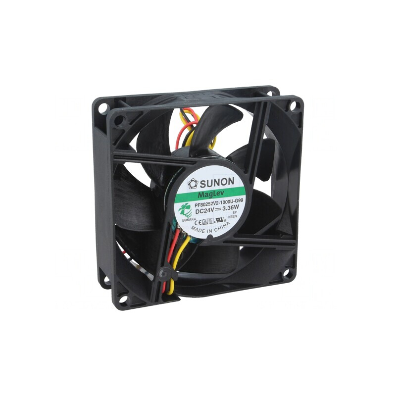 Ventilator axial DC 24V 80x80x25mm | Electronic-mag.ro | Componente Electronice