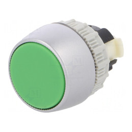 Comutator cu apăsare 22mm verde IP65 | Electronic-mag.ro | Componente Electronice