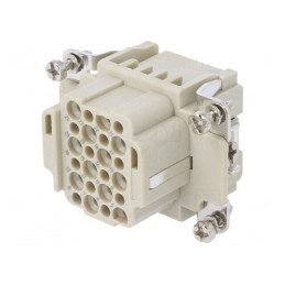 Conector HDC 24 Pin Mamă 10A | Electronic-mag.ro | Componente Electronice
