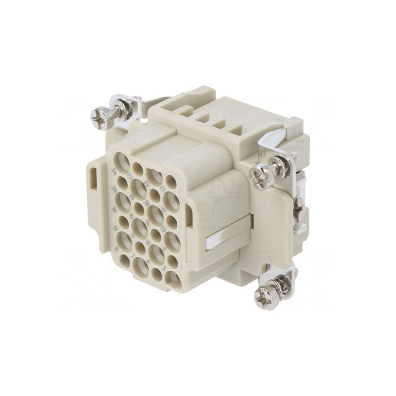 Conector HDC 24 Pin Mamă 10A | Electronic-mag.ro | Componente Electronice