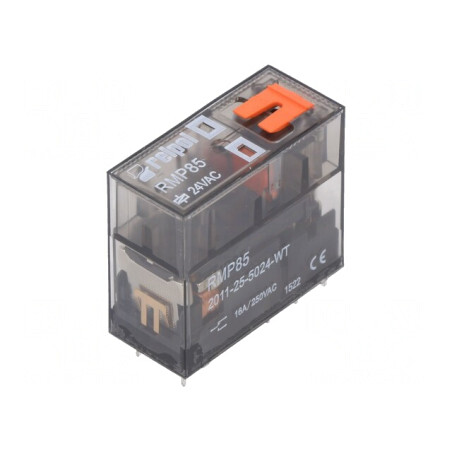 Releu electromagnetic SPDT 24VAC 16A PCB | Electronic-mag.ro | Componente Electronice