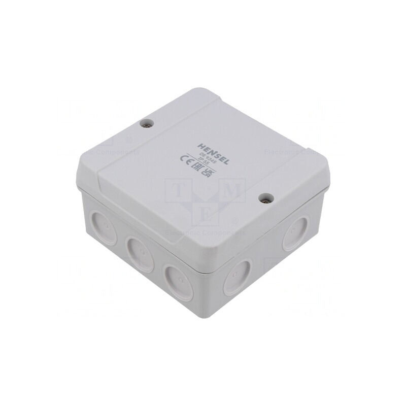 Cutie de conexiuni IP55 98x98x55mm gri | Electronic-mag.ro | Componente Electronice