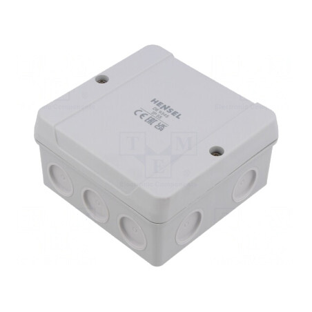 Cutie de conexiuni IP55 98x98x55mm gri | Electronic-mag.ro | Componente Electronice