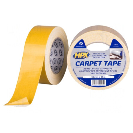 Bandă dublă adezivă albă 50mm x 25m | Electronic-mag.ro | Componente Electronice