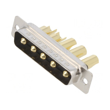 Conector D-Sub 5 Pini Mufă Tată Lipire 240V | Electronic-mag.ro | Componente Electronice