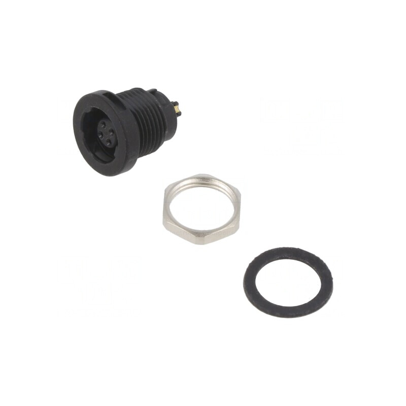 Conector Circular 4 Pin 125V Soclu Mamă Push-Pull | Electronic-mag.ro | Componente Electronice