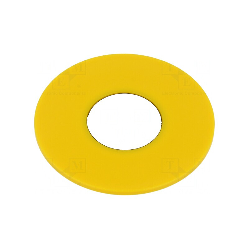 Tăbliță Descriptivă Galbenă din Plastic 61x43mm | Electronic-mag.ro | Componente Electronice