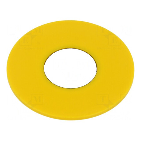 Tăbliță Descriptivă Galbenă din Plastic 61x43mm | Electronic-mag.ro | Componente Electronice