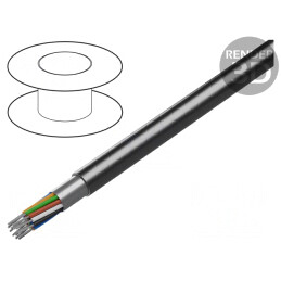 Cablu RS232 15x24AWG Cu Ecranat PVC Crom | Electronic-mag.ro | Componente Electronice