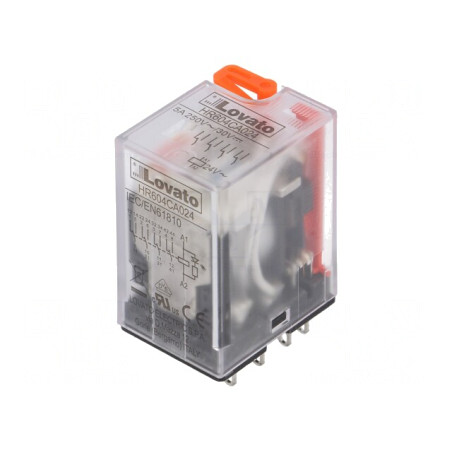 Releu Electromagnetic 4PDT 24VAC 5A | Electronic-mag.ro | Componente Electronice