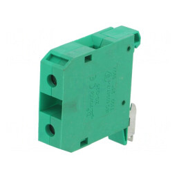 Conector Șine Verde 4-25mm2, 2 Borne, 15mm | Electronic-mag.ro | Componente Electronice