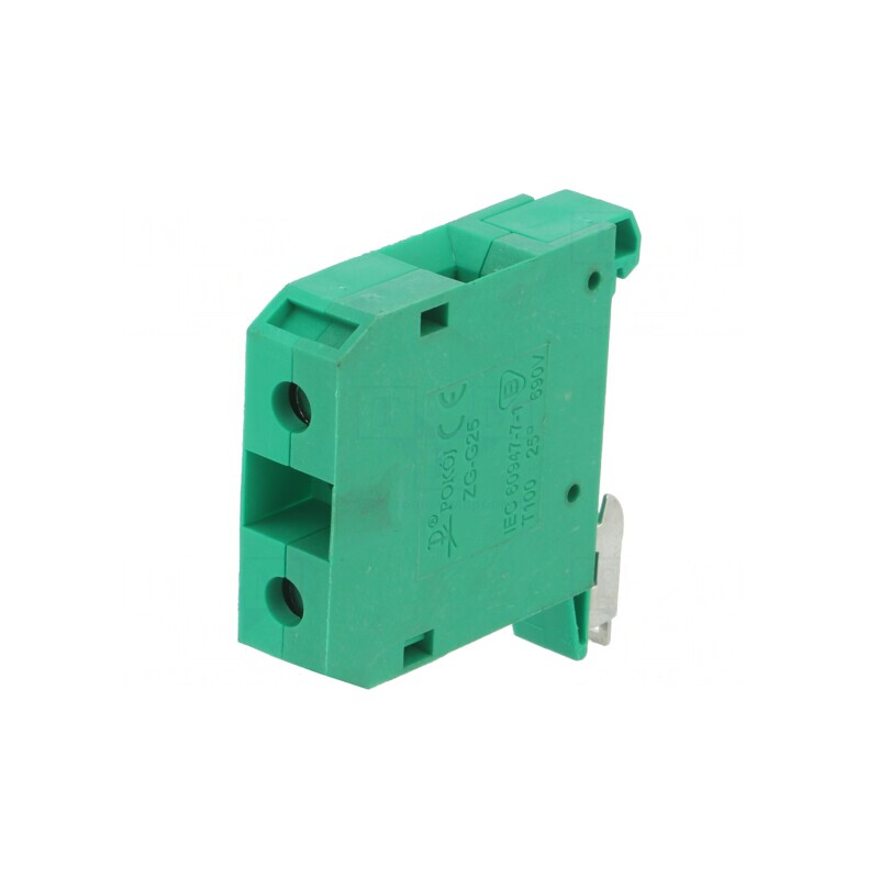 Conector Șine Verde 4-25mm2, 2 Borne, 15mm | Electronic-mag.ro | Componente Electronice Conector Șine Verde 4-25mm2, 2 Borne, 15mm | Electronic-mag.ro | Componente Electronice