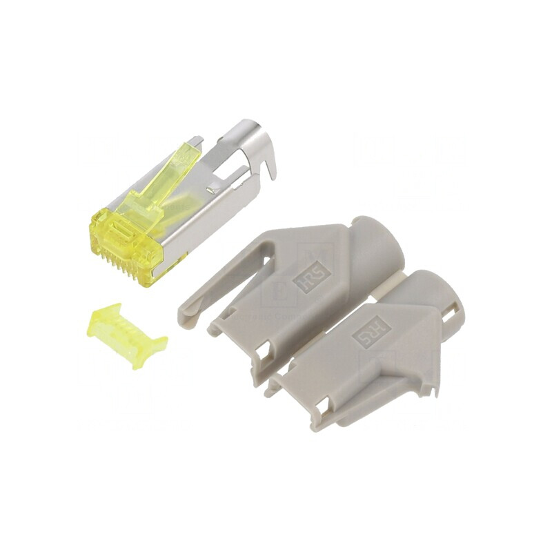 Mufă RJ45 Cat6a Aurită 8p8c 27-24AWG | Electronic-mag.ro | Componente Electronice