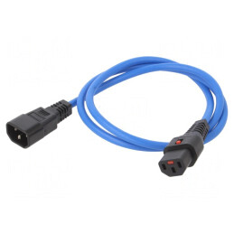Cablu Alimentare IEC LOCK 1m 10A | Electronic-mag.ro | Componente Electronice