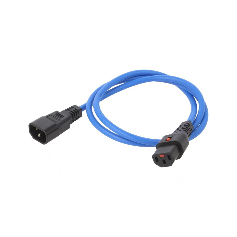 Cablu Alimentare IEC LOCK 1m 10A | Electronic-mag.ro | Componente Electronice