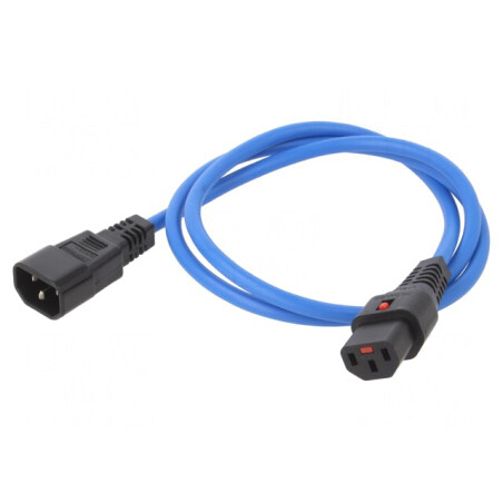 Cablu Alimentare IEC LOCK 1m 10A | Electronic-mag.ro | Componente Electronice