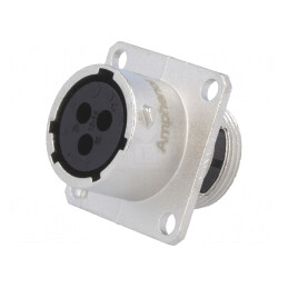 Soclu Circular 3 PIN Mamă Fără Contacte IP67 | Electronic-mag.ro | Componente Electronice