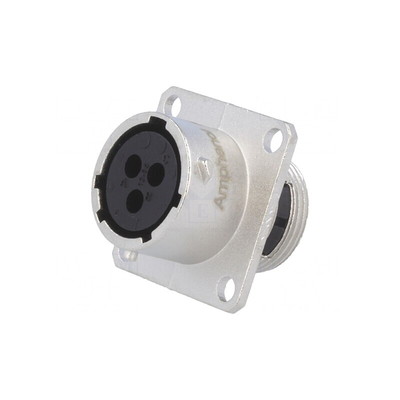 Soclu Circular 3 PIN Mamă Fără Contacte IP67 | Electronic-mag.ro | Componente Electronice