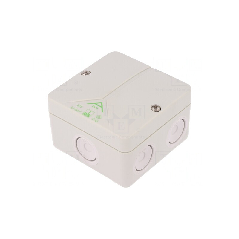 Cutie Conexiuni Polistiren 80x80x52mm | Electronic-mag.ro | Componente Electronice