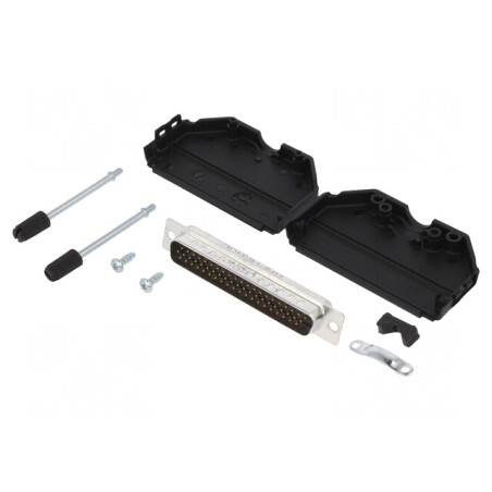 Conector D-Sub HD 62 Pin Tată Lipire Cabluri 11,5mm | Electronic-mag.ro | Componente Electronice