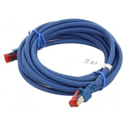 Patch Cord S/FTP Cat6 Albastru 3m LSZH | Electronic-mag.ro | Componente Electronice