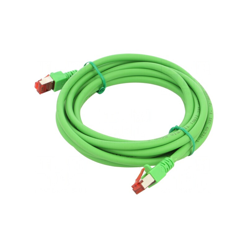 Cablu Patch S/FTP Cat6 Verde 3m LSZH 27AWG | Electronic-mag.ro | Componente Electronice