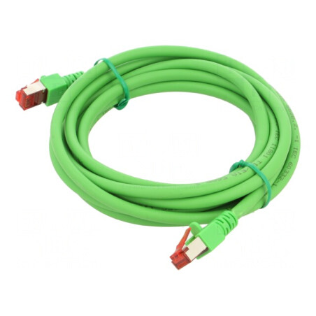 Cablu Patch S/FTP Cat6 Verde 3m LSZH 27AWG | Electronic-mag.ro | Componente Electronice