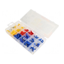 Set conectori crimpați izolați 160 buc. | Electronic-mag.ro | Componente Electronice