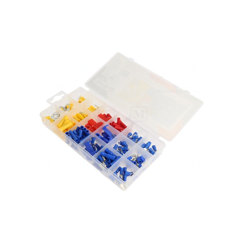 Set conectori crimpați izolați 160 buc. | Electronic-mag.ro | Componente Electronice