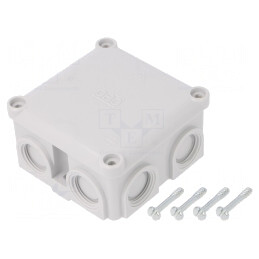 Carcasă Cutie de Conexiuni IP54 81.9x81.9x46 mm | Electronic-mag.ro | Componente Electronice
