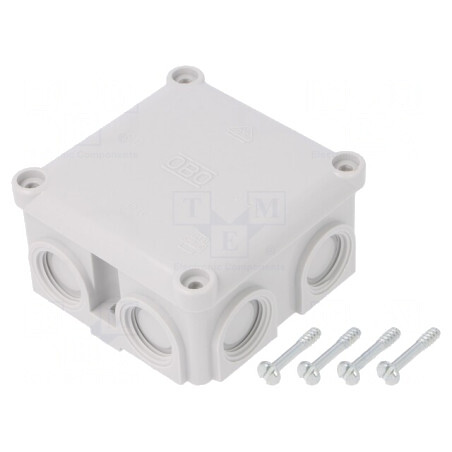 Carcasă Cutie de Conexiuni IP54 81.9x81.9x46 mm | Electronic-mag.ro | Componente Electronice