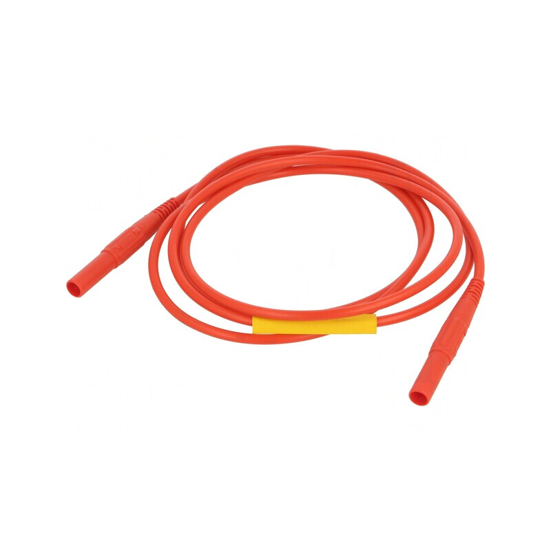 Cablu de măsurare 32A 4mm cu izolaţie roşie | Electronic-mag.ro | Componente Electronice