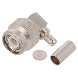Mufă TNC tată unghi 90° 50Ω PTFE | Electronic-mag.ro | Componente Electronice
