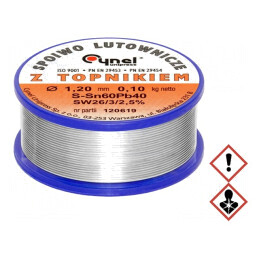 Sârmă de lipit cu plumb 1,2mm 0,1kg | Electronic-mag.ro | Componente Electronice