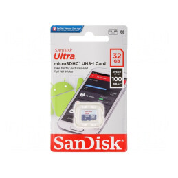 Card de Memorie microSDHC 100MB/s Class 10 UHS U1 Android | Electronic-mag.ro | Componente Electronice