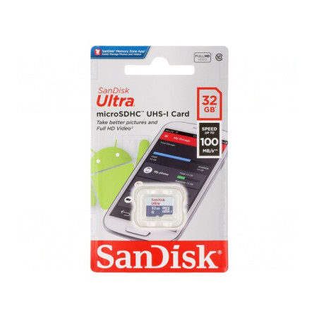 Card de Memorie microSDHC 100MB/s Class 10 UHS U1 Android | Electronic-mag.ro | Componente Electronice