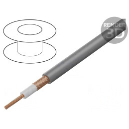 Cablu Coaxial RG58 0,5mm2 Cu