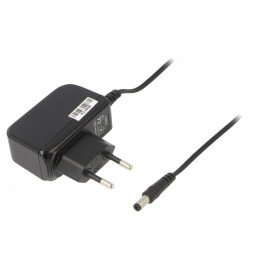 Alimentator 12VDC 1A 12W cu Mufă | Electronic-mag.ro | Componente Electronice