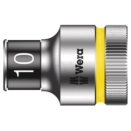 Cheie tubulară hexagonală 10mm 1/2 37mm oțel crom-vanadium | Electronic-mag.ro | Componente Electronice
