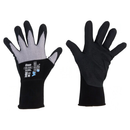 Mănuși de Protecție XXL Gri-Negru Duo | Electronic-mag.ro | Componente Electronice