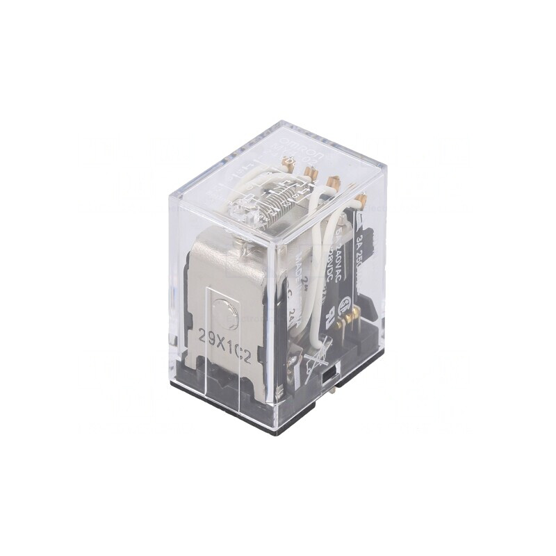 Releu electromagnetic 4PDT 24VDC 5A | Electronic-mag.ro | Componente Electronice